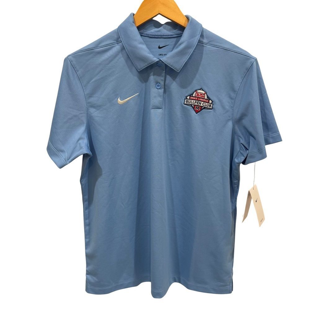 Nike Dri-FIT Ole Miss Rebels Bullpen Club Polo Shirt Women’s Large NWT $42 Golf